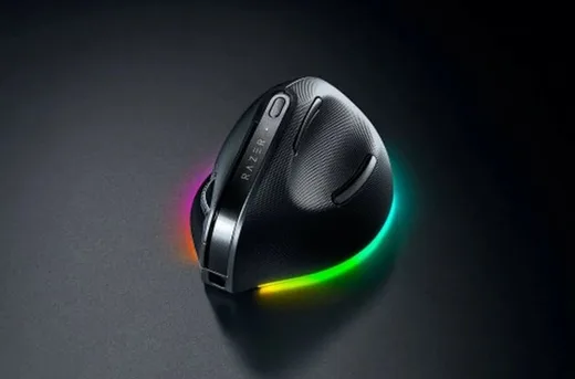 Razer Pro Click V2 Vertical - Sans-Fil - Gris — vue 2
