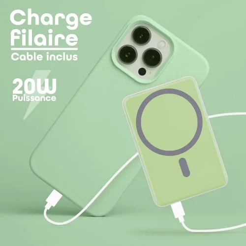 T'nB Powerbank USB-C - 5000 mAh - 20W - Vert — vue 5