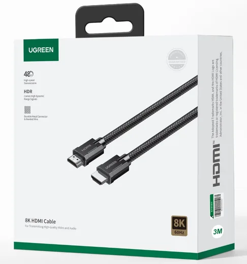 UGREEN Câble HDMI 2.1 Highspeed + Ethernet mâle/mâle - 2m — vue 2