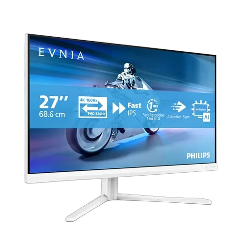 Philips Evnia 27M2N5901A - 27" 4K/160Hz ou FHD/320Hz F-IPS Ambiglow USB-C