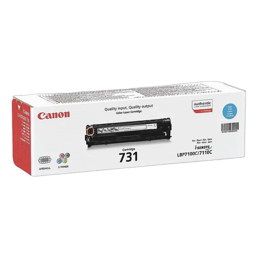 Canon Toner Cyan 731 C 6271B002 — vue 1