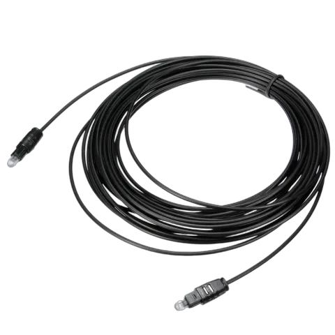 Câble optique Toslink mâle/mâle - 5m - Gris