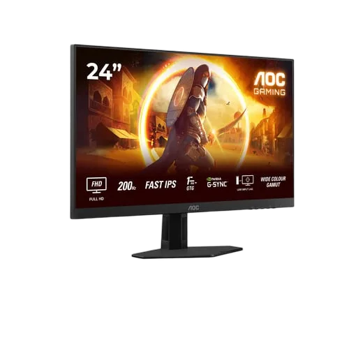 AOC 24G4HRE - 23.8" FHD 200Hz Fast-IPS 1ms G-Sync compatible — vue 3