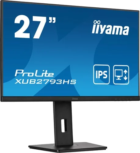 Iiyama XUB2793HS-B7 - 27" FHD 100Hz IPS 1ms Pivot Adaptive Sync — vue 3