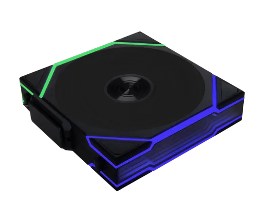 Lian-Li UNI FAN TL Sans fil LCD ARGB PWM + Contrôleur - Pack 3x120mm - Noir — vue 3