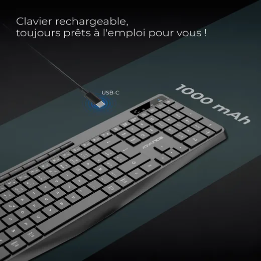 Advance R-Type Wireless - Membrane - Sans-Fil - RGB - Noir — vue 6