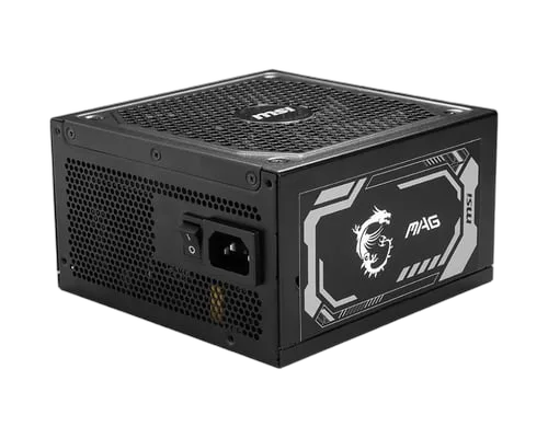 MSI ATX 1250W - 80+ Gold - MAG A1250GL PCIE5 Noir — vue 3