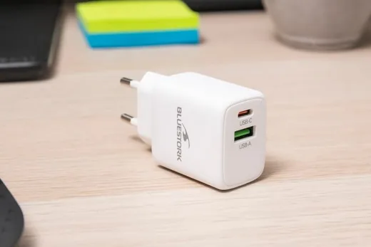 Bluestork Chargeur GaN/Power Delivery USB 30W - 2 ports - Blanc — vue 3