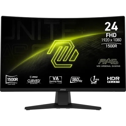 MSI MAG 242C - 23.6" CURVE FHD 180Hz 1ms Adaptive Sync
