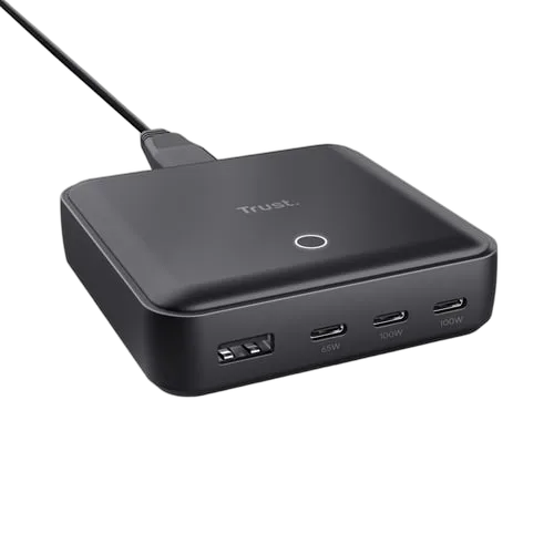 Trust Chargeur de bureau universel MAXO 100W - 4 ports — vue 1