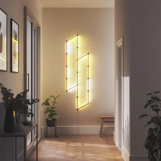 Nanoleaf Lines Skin Noir Mate - 9 pièces — vue 6