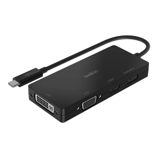 Belkin Adaptateur vidéo USB-C - HDMI/VGA/DVI/DISPLAYPORT — vue 1