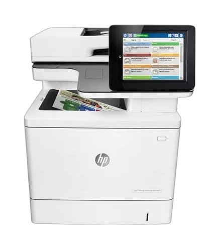 HP Color LaserJet Enterprise MFP M577dn - Blanc — vue 2