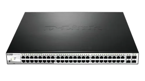 D-Link 48 Ports PoE+ Gigabit + 4 Ports SFP — vue 2