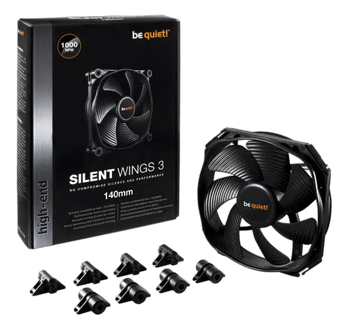 be quiet! Case Fan SilentWings 3 140mm - BL065 — vue 3