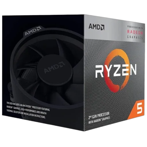 AMD Ryzen 5 3400G SBX, vue 2