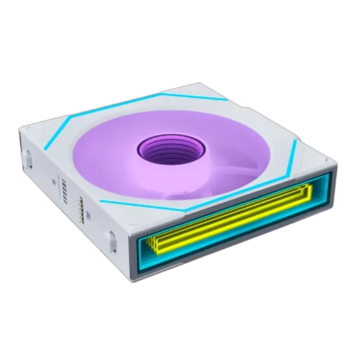 UNI FAN SL-INF Ss fil ARGB PWM 120mm - Blanc