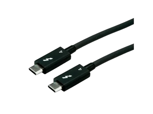 Roline Câble Thunderbolt™ 4 USB-C mâle/mâle - 1m - Noir
