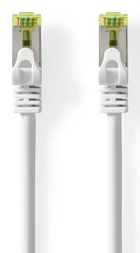 Câble RJ45 CAT7 S/FTP mâle/mâle - 15m - Blanc