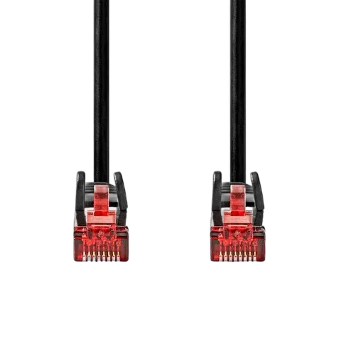 Nedis Câble RJ45 Cat6 U/UTP - 10m - Noir — vue 2