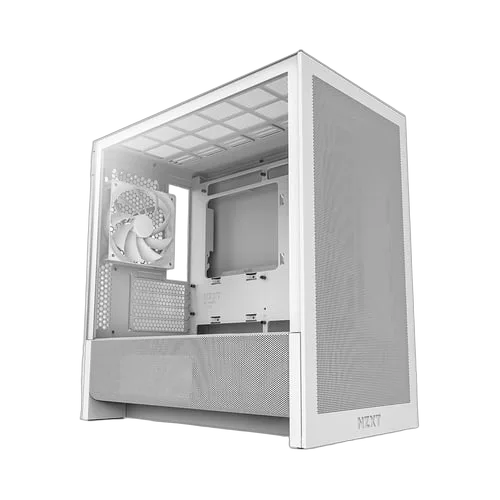 NZXT H3 Flow Blanc - MT/Sans Alim/mATX — vue 1