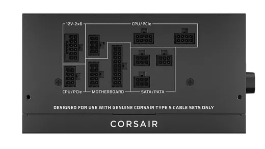 Corsair ATX 750W - 80+ Gold - RM750X Shift Noir — vue 8