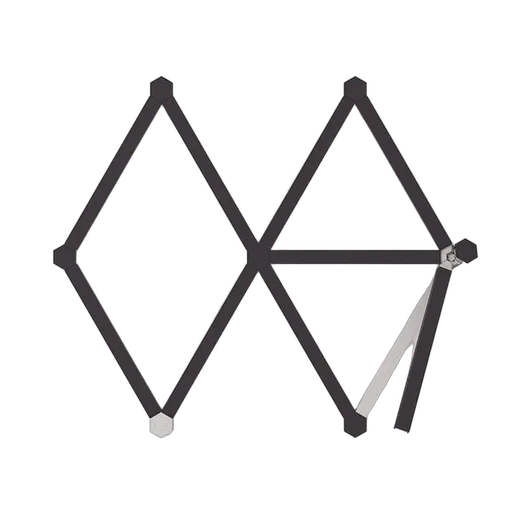 Nanoleaf Lines Skin Noir Mate - 9 pièces — vue 3