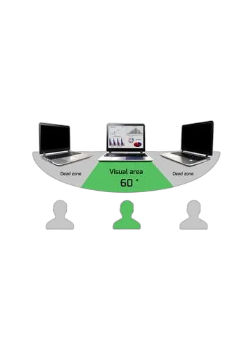 Port Filtre confidentialité Moniteur PC - 22'' 16/10 — vue 2