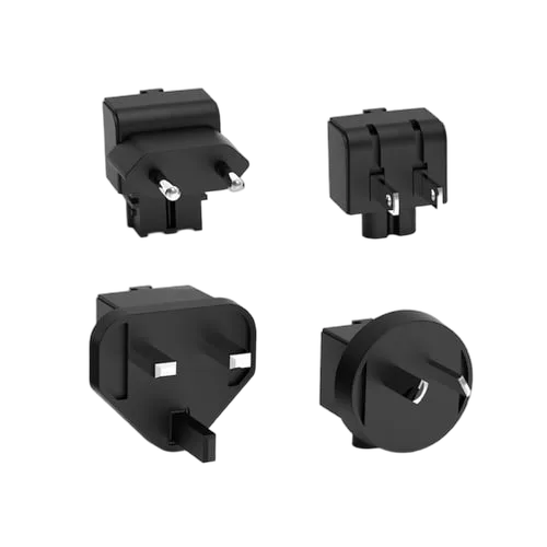 Port Chargeur international GaN USB-C 100W - 2 ports - Noir — vue 4