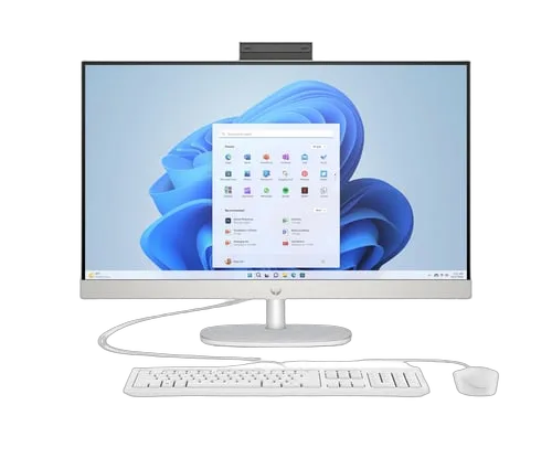 HP 27-cr0042nf - 27" FHD R5-7520U 16Go 512Go W11 Blanc