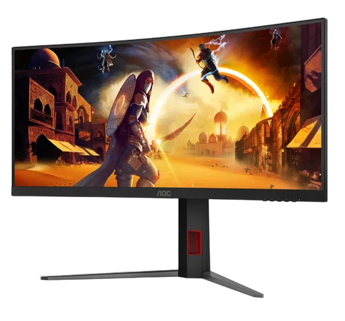 AOC CU34G4 - 34" CURVE UWQHD 180Hz Fast VA 0.5ms Adaptive Sync FreeSync Premium — vue 6