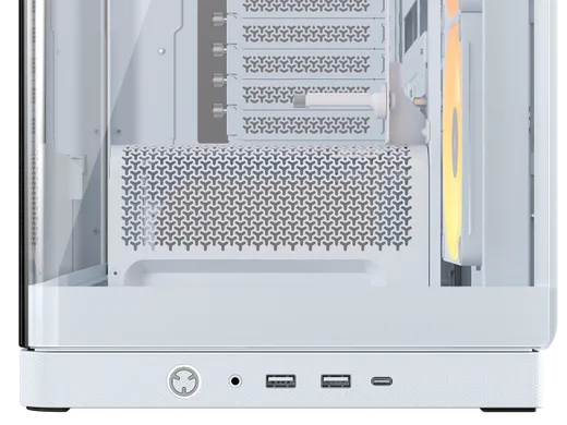 Corsair Frame 4500X LX-R RGB Link Blanc - MT/Sans Alim/E-ATX — vue 5