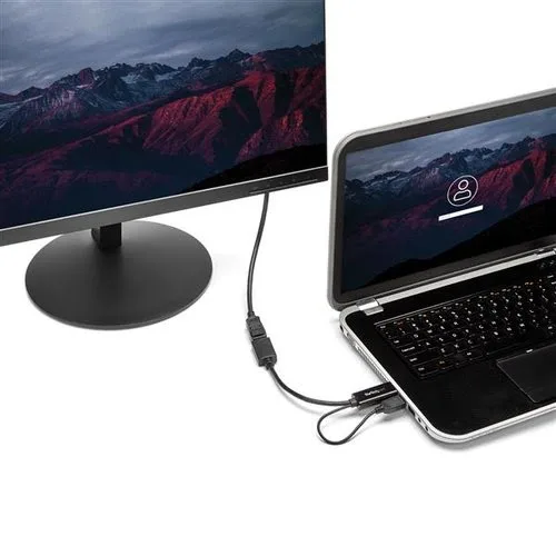 StarTech Adaptateur HDMI vers DP mâle/femelle - 15,2cm — vue 2