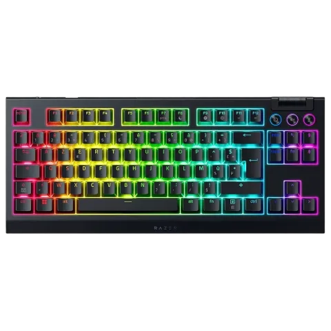 Razer BlackWidow V4 TKL HyperSpeed - Mécanique (Switch Orange) - Sans-Fil - RGB - Noir