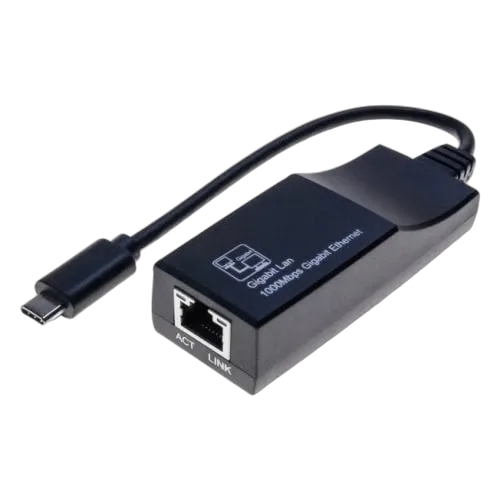 Dexlan Adaptateur RJ45 Gigabit Femelle / USB 3.1 type C — vue 1