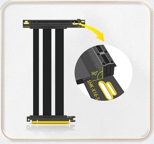 Compatible Riser 5.0 X16 - Blanc - 30cm — vue 2