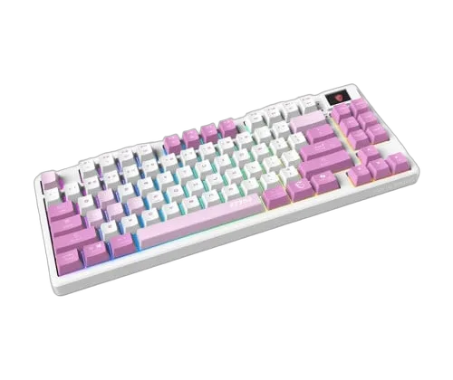MSI Forge GK600 TKL - Mécanique - Sans-Fil - RGB - Violet — vue 3