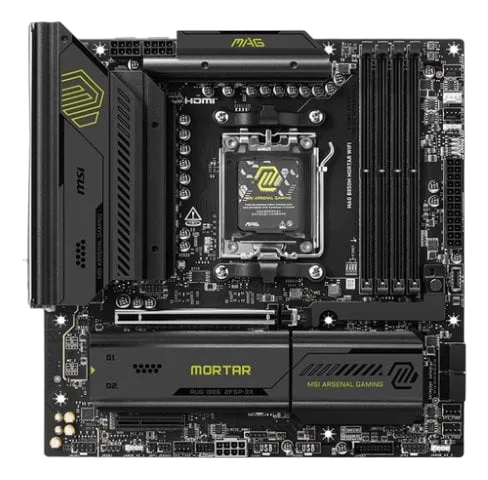 MSI MAG B850M MORTAR WIFI - B850/AM5/DDR5/mATX — vue 4