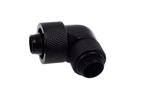 Alphacool Eiszapfen fitting compression - 16/10mm - 90° rotatif G1/4 - Pack de 4 - Noir — vue 3