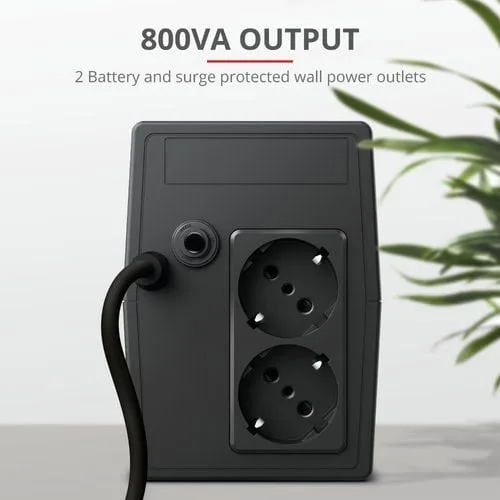 Trust PAXXON 800VA / 480W - 2 prises — vue 3