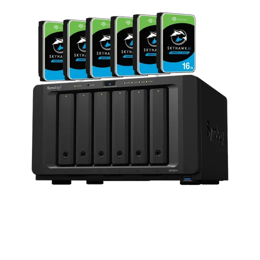 Synology Kit surveillance - DS1621+ avec 6 disques de 16To