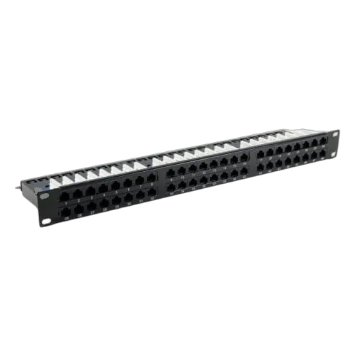 Panneau 1U 19" 48 ports CAT6 UTP — vue 1