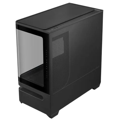 Asus Prime AP202 TG ARGB Noir - mT/Sans Alim/mATX — vue 4