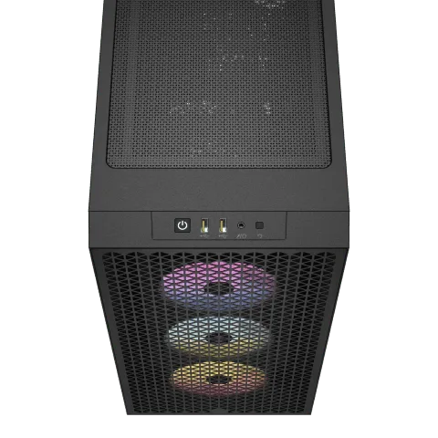 Corsair 3000D Airflow RGB Noir + RM1000e Noir, vue 3