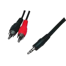 Câble Audio Jack 3.5 vers 2xRCA mâle/mâle - 5m — vue 1