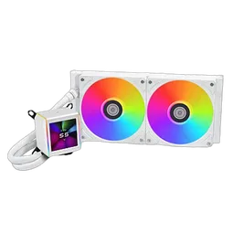 Lian-Li Galahad II LCD 280 ARGB Blanc — vue 1