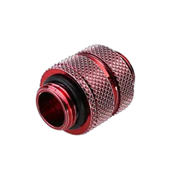 Fitting Femelle/Femelle télescopique droit rouge
