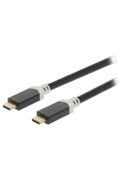 König Câble USB-C 3.1 mâle/mâle - 1m - Anthracite — vue 1