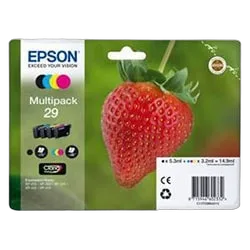 Epson Pack Cartouche Fraise Claria Home Noir et Couleurs N°29 — vue 1