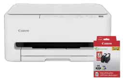 Canon PIXMA TS4150i + Cartouches pack PG-595/CL-586 2 couleurs